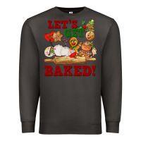Smoke let's get baked Premium Sweatshirt - FaDigitalArtStudio