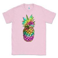 Bubblegum Pink tie dye pineapple Classic Tee - JahusDesignShop