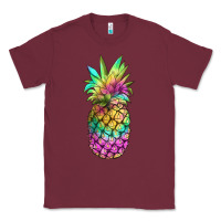 Burgundy tie dye pineapple Classic Tee - JahusDesignShop