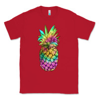 Red tie dye pineapple Classic Tee - JahusDesignShop