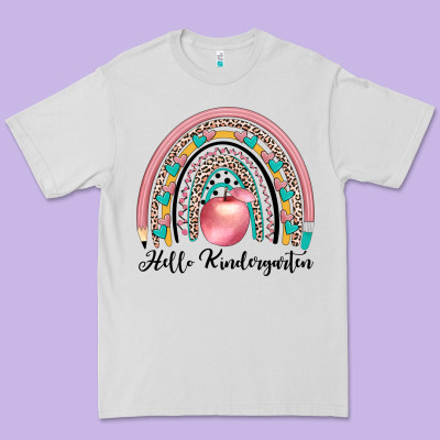 Hello Kindergarten Premium Tee Designed By Jahusdesignshop