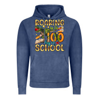 Vintage Denim roaring in to 100 day of school Vintage Hoodie - Artiststas