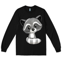Black raccoon Long Sleeve Tee - texasbilliewilder