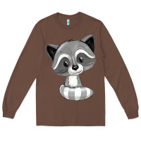 Chestnut raccoon Long Sleeve Tee - texasbilliewilder
