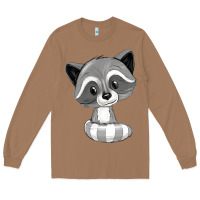 Toasted Coconut raccoon Long Sleeve Tee - texasbilliewilder