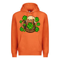 Carrot St. Patrick's Beer and shamrock Premium Hoodie - OliviaCreatesArt