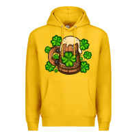 Lemon St. Patrick's Beer and shamrock Premium Hoodie - OliviaCreatesArt