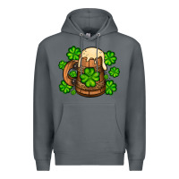 Rock St. Patrick's Beer and shamrock Premium Hoodie - OliviaCreatesArt