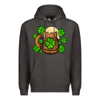 Smoke St. Patrick's Beer and shamrock Premium Hoodie - OliviaCreatesArt
