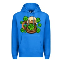 True Royal St. Patrick's Beer and shamrock Premium Hoodie - OliviaCreatesArt
