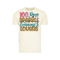 100 Days Of Sparkle Learning And Loughs Vintage Tee | Teevron