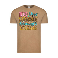 Vintage Coffee 100 days of sparkle learning and loughs Vintage Tee - Artiststas