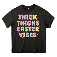 Asphalt thicks thighs easter vibes Heavy Core Tee - MaliasSmallBusiness