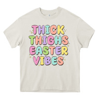 Cream thicks thighs easter vibes Heavy Core Tee - MaliasSmallBusiness