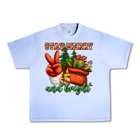 Grape Ice stay merry and bright peace hand Urban Heavy Tee - Jasminsmagicworld