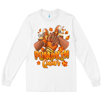 White Pumpkin queen Fall black girl sneakers Long Sleeve Tee - RanaPortraitStore
