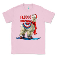 Bubblegum Pink Fleece Navidad Alpaca Classic Tee - LillyAllenDesigns