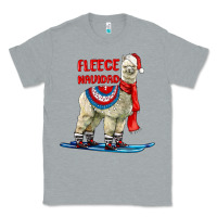 Heather Grey Fleece Navidad Alpaca Classic Tee - LillyAllenDesigns