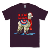 Plum Fleece Navidad Alpaca Classic Tee - LillyAllenDesigns