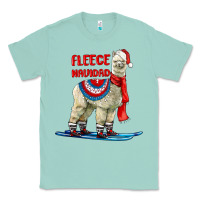 Seafoam Fleece Navidad Alpaca Classic Tee - LillyAllenDesigns