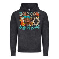 Holy Cow 100 Days Of School Vintage Hoodie | Teevron