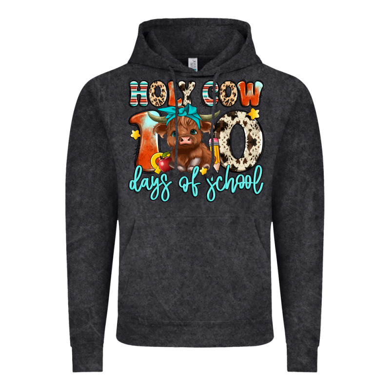 Holy Cow 100 Days Of School Vintage Hoodie by Artiststas | Teevron