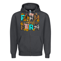 Smoke farm sweet farm western  olivia Zipper Hoodie - OliviaCreatesArt