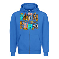 True Royal farm sweet farm western  olivia Zipper Hoodie - OliviaCreatesArt