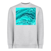 Heather Grey turquoise agate Heavyweight Sweatshirt - TumblerDesignByShophia