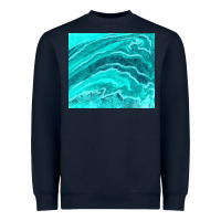 Navy turquoise agate Heavyweight Sweatshirt - TumblerDesignByShophia
