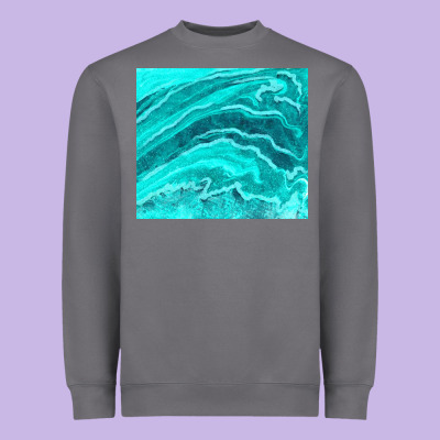 Turquoise Agate Heavyweight Sweatshirt Designed By Tumblerdesignbyshophia