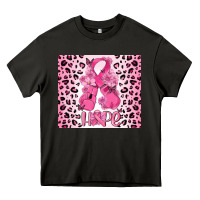 Asphalt breast cancer with boxing gloves Heavy Core Tee - MaliasSmallBusiness