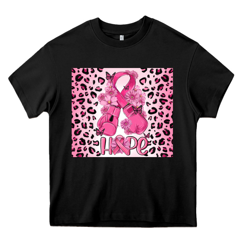 Breast Cancer With Boxing Gloves Heavy Core Tee by MaliasSmallBusiness | Teevron