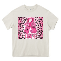 Cream breast cancer with boxing gloves Heavy Core Tee - MaliasSmallBusiness