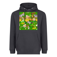 Smoke farm life seamless pattern Heavyweight Hoodie - FaDigitalArtStudio