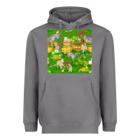 Storm farm life seamless pattern Heavyweight Hoodie - FaDigitalArtStudio