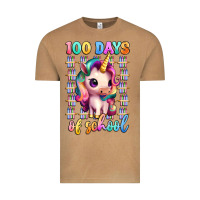 Vintage Camel 100 days of school unicorn Vintage Tee - Artiststas