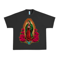 Pigment Black our lady of guadalupe Urban Heavy Tee - Jasminsmagicworld