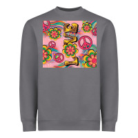 Storm peace love hippie daisy Heavyweight Sweatshirt - TumblerDesignByShophia