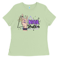 Matcha nail hustler Ladies Tee - MaliasSmallBusiness