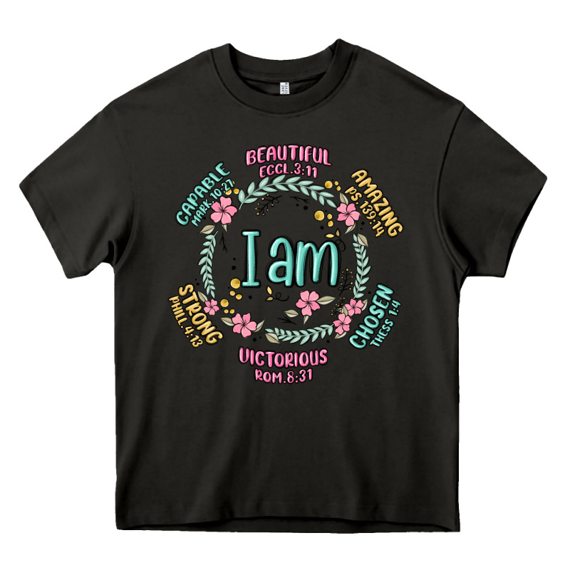 I Am Inspiration Heavy Core Tee by MaliasSmallBusiness | Teevron