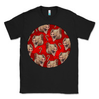 Black christmas pig Classic Tee - LillyAllenDesigns