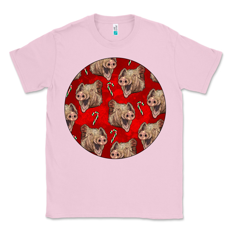 Christmas Pig Classic Tee by LillyAllenDesigns | Teevron