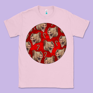 Christmas Pig Classic Tee Designed By Lillyallendesigns