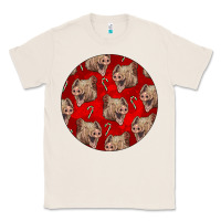 Natural christmas pig Classic Tee - LillyAllenDesigns