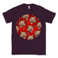 Plum christmas pig Classic Tee - LillyAllenDesigns