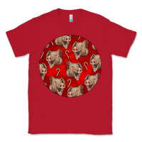 Red christmas pig Classic Tee - LillyAllenDesigns