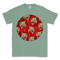 Sage christmas pig Classic Tee - LillyAllenDesigns