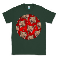 Sports Green christmas pig Classic Tee - LillyAllenDesigns