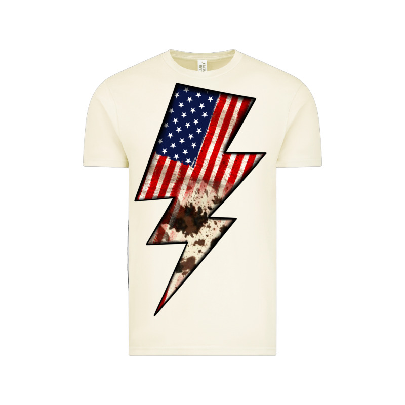 Lightning Bolt Vintage Tee by JahusDesignShop | Teevron